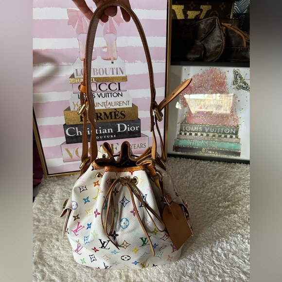 RARE Louis Vuitton Murakami  Monogram Noe bucket bag - Picture 12 of 16